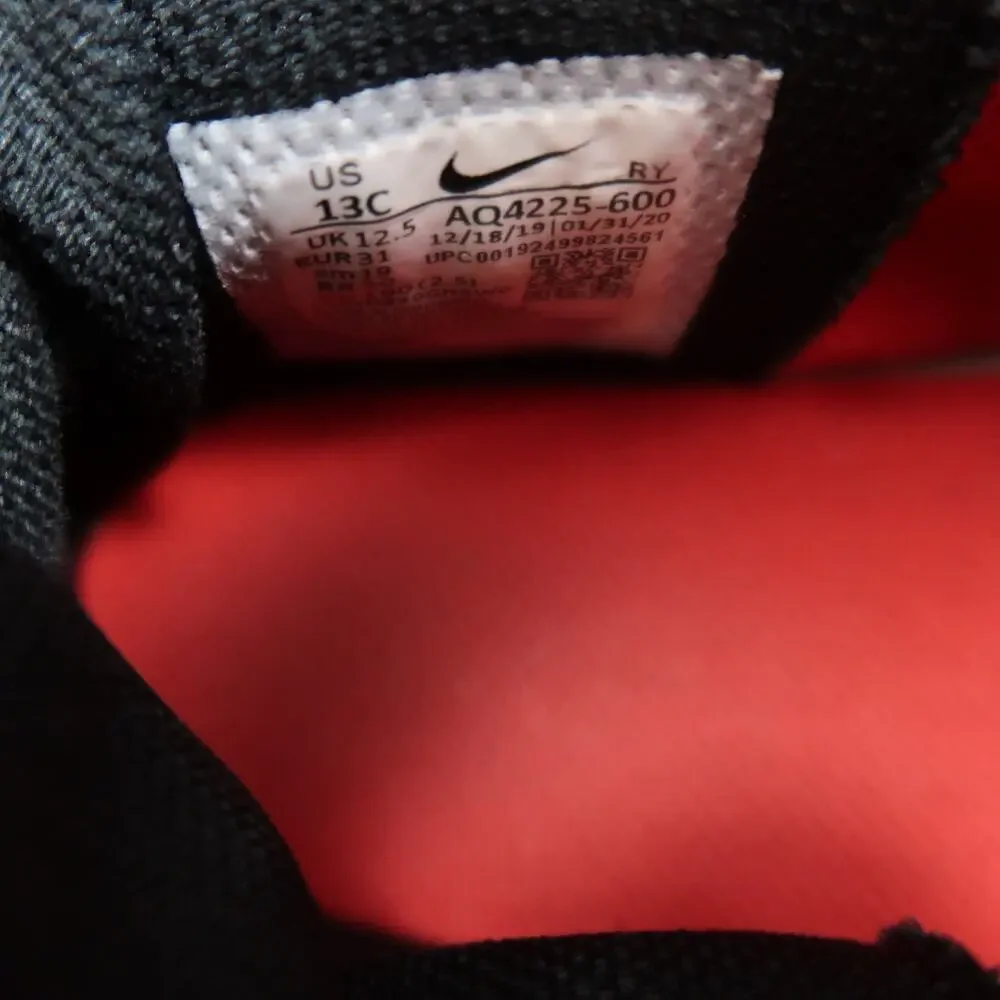 Nike Shoes Kids 13 Sneaker Team Hustle Mid Athletic Trainer Basketball Red Black - Picture 12 of 12